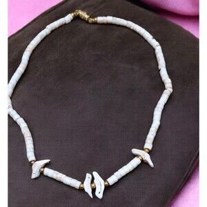 Vintage Heishi Bird Fetish Necklace